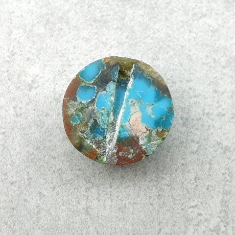 Tibetan turquoise cabochon fi 11 mm no 260