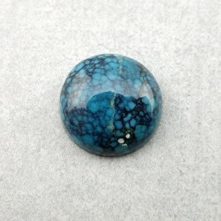 Turkus tybetański kaboszon fi 11 mm nr 265