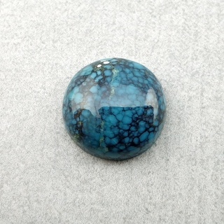 Turkus tybetański kaboszon fi 11 mm nr 265
