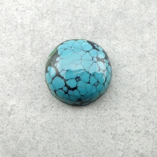 Turkus tybetański kaboszon fi 11 mm nr 268