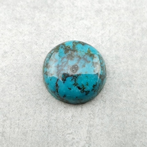 Turkus tybetański kaboszon fi 11 mm nr 275