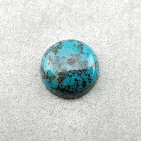 Turkus tybetański kaboszon fi 11 mm nr 275