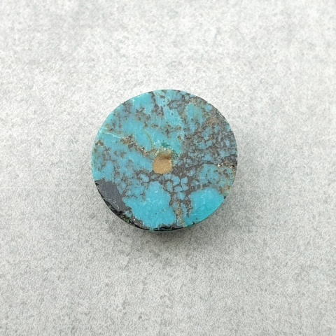 Turkus tybetański kaboszon fi 11 mm nr 275
