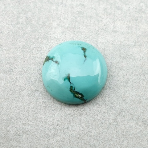 Turkus tybetański kaboszon fi 11 mm nr 283