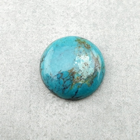 Turkus tybetański kaboszon fi 12 mm nr 280