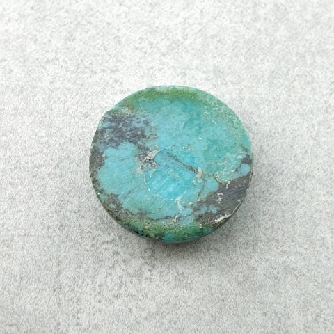 Turkus tybetański kaboszon fi 12 mm nr 280