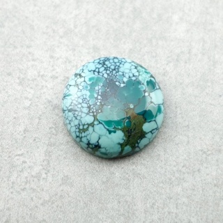 Turkus tybetański kaboszon fi 12 mm nr 282