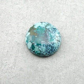 Turkus tybetański kaboszon fi 12 mm nr 282