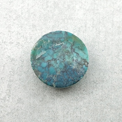 Turkus tybetański kaboszon fi 12 mm nr 282