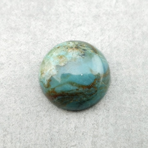 Turkus tybetański kaboszon fi 12 mm nr 287