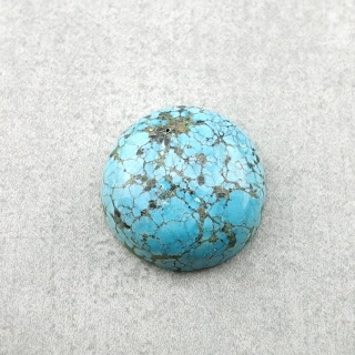 Turkus tybetański kaboszon fi 12 mm nr 288