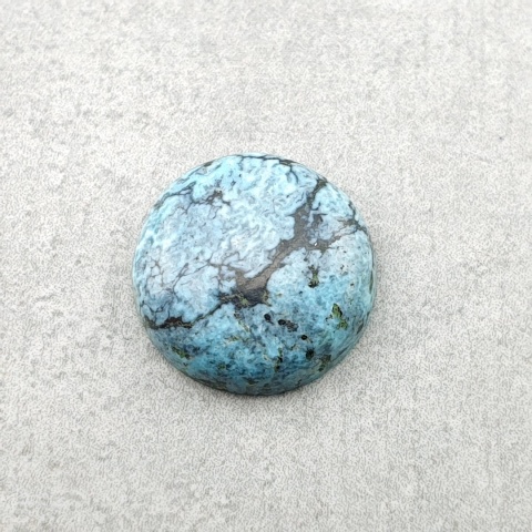 Turkus tybetański kaboszon fi 12 mm nr 289