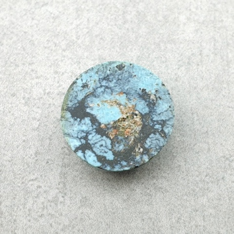 Turkus tybetański kaboszon fi 12 mm nr 289