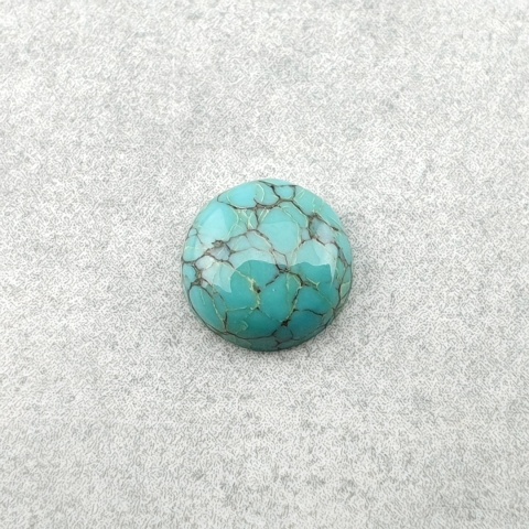 Tibetan turquoise cabochon fi 8 mm no 228