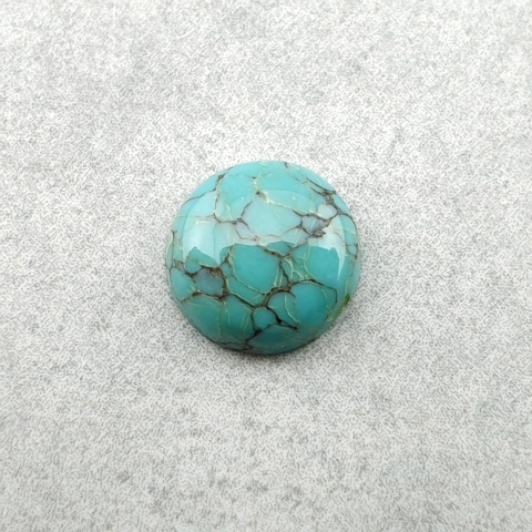 Tibetan turquoise cabochon fi 8 mm no 228