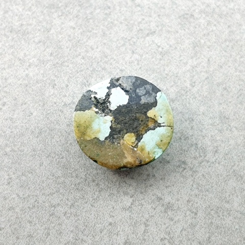 Turkus tybetański kaboszon fi 8 mm nr 232