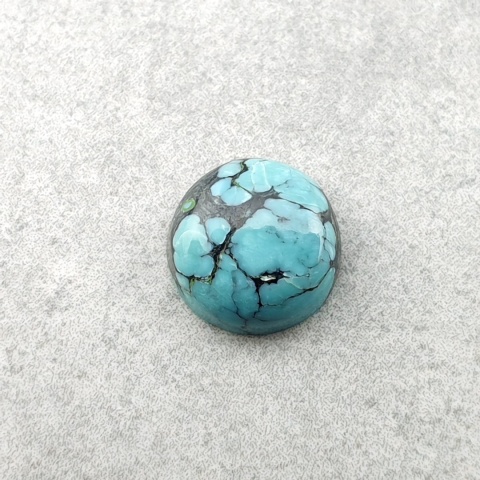 Tibetan turquoise cabochon fi 8 mm no 234