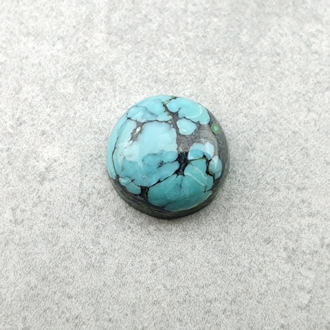 Tibetan turquoise cabochon fi 8 mm no 234