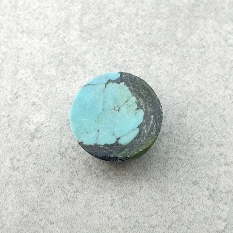 Tibetan turquoise cabochon fi 8 mm no 234