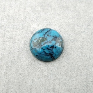 Turkus tybetański kaboszon fi 8 mm nr 235