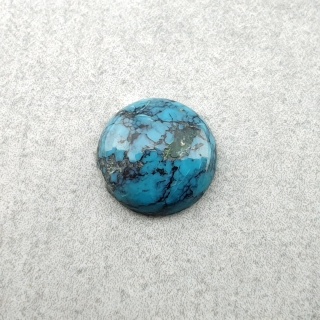 Turkus tybetański kaboszon fi 8 mm nr 235