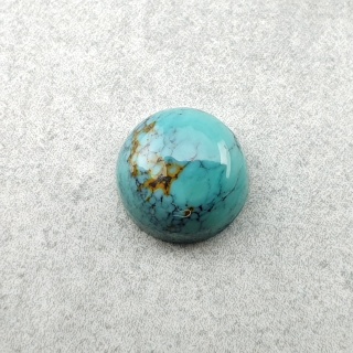 Turkus tybetański kaboszon fi 8 mm nr 236