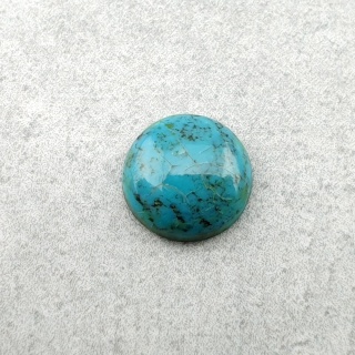 Turkus tybetański kaboszon fi 8 mm nr 238