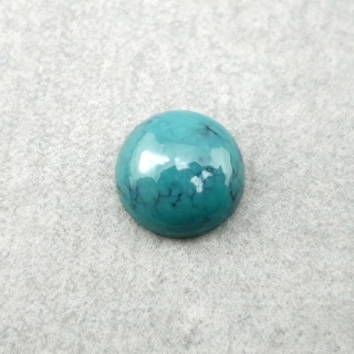 Turkus tybetański kaboszon fi 8 mm nr 239