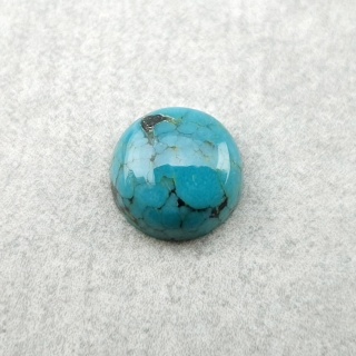 Turkus tybetański kaboszon fi 8 mm nr 240