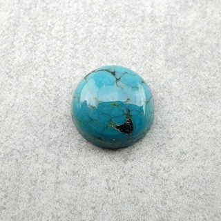 Turkus tybetański kaboszon fi 8 mm nr 240