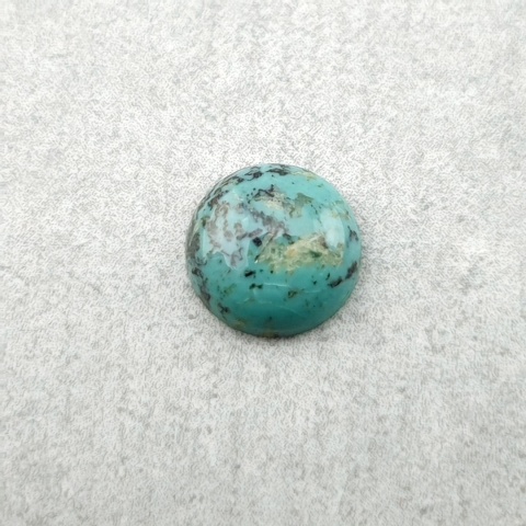 Turkus tybetański kaboszon fi 8 mm nr 241