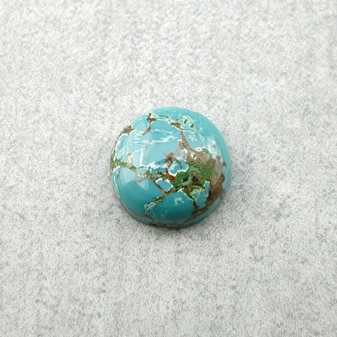 Tibetan turquoise cabochon fi 8 mm no 242