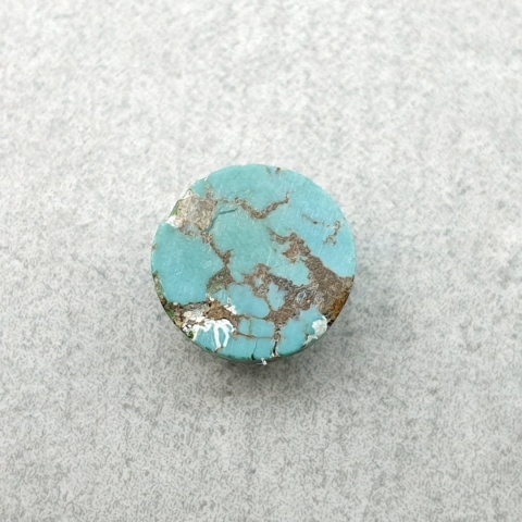 Tibetan turquoise cabochon fi 8 mm no 242