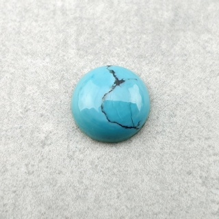 Turkus tybetański kaboszon fi 8 mm nr 245