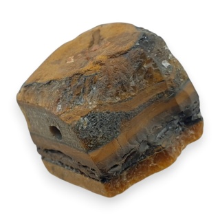 Tygrysie oko bryłka z dziurką 13x12 mm nr 43