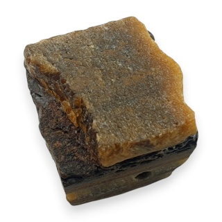 Tygrysie oko bryłka z dziurką 13x12 mm nr 43