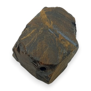 Tygrysie oko bryłka z dziurką 18x13 mm nr 37