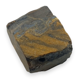 Tygrysie oko bryłka z dziurką 18x13 mm nr 37