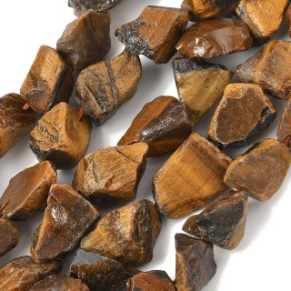 Tiger eye lump 8-18 mm strand