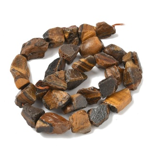 Tiger eye lump 8-18 mm strand