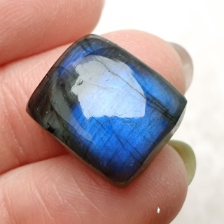 Labradoryt kaboszon 17x15 mm nr B834