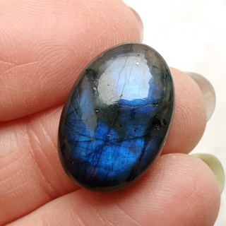 Labradoryt kaboszon 21x15 mm nr B845