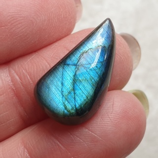 Labradoryt kaboszon 22x12 mm nr B958