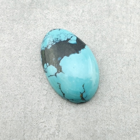 Tibetan turquoise cabochon 17x11 mm no 392