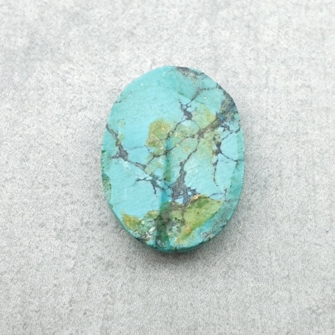 Tibetan turquoise cabochon 17x13 mm no 391