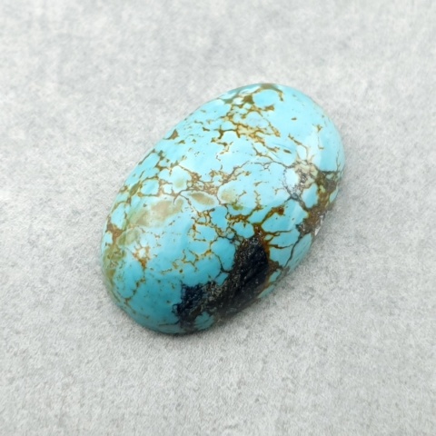 Tibetan turquoise cabochon 20x13 mm no 389