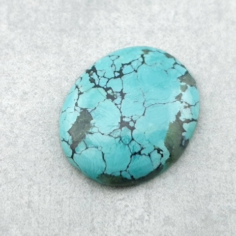 Tibetan turquoise cabochon 20x16 mm no 390