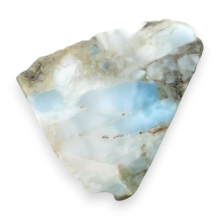 Larimar cięty surowy 22x19 mm nr 359