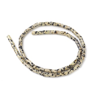 Jaspis dalmatyński walec 13x4 mm 2 szt