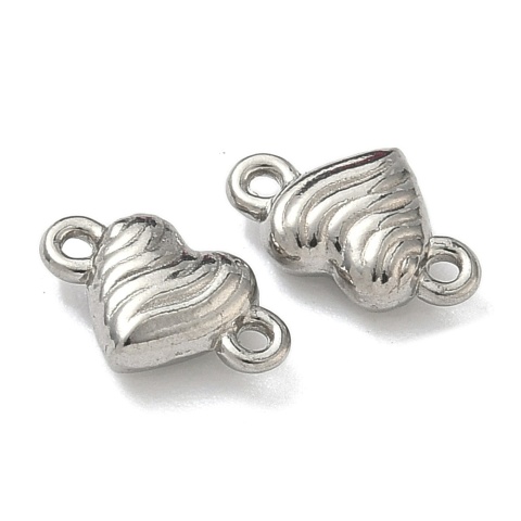 Łącznik serce stal szlachetna 9,5x6 mm 1 szt